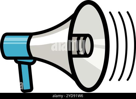 megaphone laudseaker - simple vector icon  Stock Vector