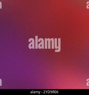 Abstract blurred gradient background blending crimson red and purple with grain texture Stock Photo