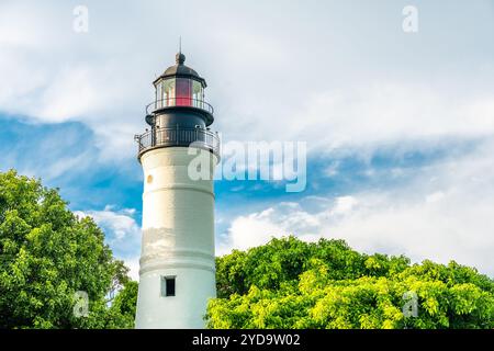 Key West Lighthouse, Florida USA Stock Photo