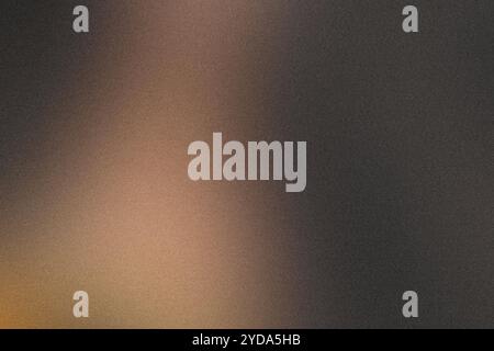 Grainy texture fading from brown to black, creating a subtle gradient background Stock Photo