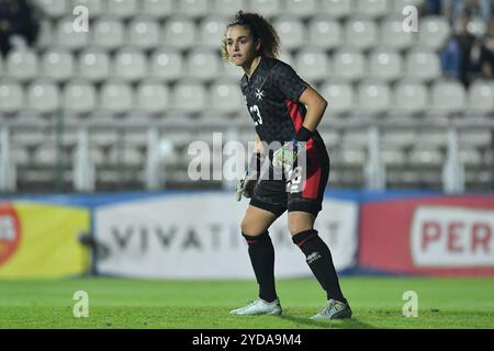 Rome, Lazio. 25th Oct, 2024. Patricia Ebejer of Malta during football woman friendly match Italy v Malta at The Fontana stadium, Rome, Italy, October 25th, 2024 Credit: massimo insabato/Alamy Live News Stock Photo