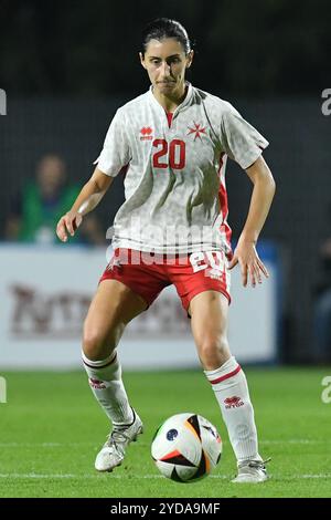 Rome, Lazio. 25th Oct, 2024. Nicole Sciberras of Malta during football woman friendly match Italy v Malta at The Fontana stadium, Rome, Italy, October 25th, 2024 Credit: massimo insabato/Alamy Live News Stock Photo