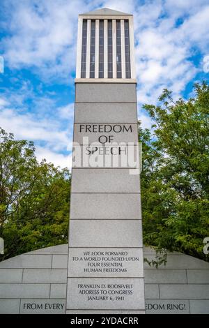 A monument in remembrance of the heroes in Knoxville, Tennessee Stock Photo