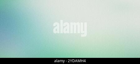 Light blue and green gradient fading to white abstract background with a grainy texture Stock Photo