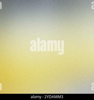 Abstract background with a seamless blend of yellow and grey, enhanced by a textured finish Stock Photo