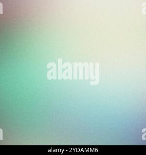 Grainy textured abstract background with a green to beige color gradient Stock Photo