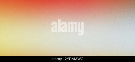 Grainy gradient background fading from red to yellow Stock Photo