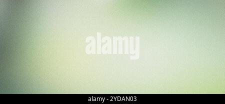 Subtle gradient of light green and white tones in an abstract grainy background Stock Photo