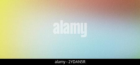 Abstract textured backdrop with a gradient mix of yellow, orange, blue, and green hues Stock Photo
