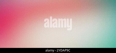 Soft color gradient from pink to green on abstract background with a grainy texture Stock Photo