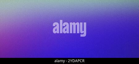 Grainy textured background featuring a blue and purple gradient that fades to green Stock Photo