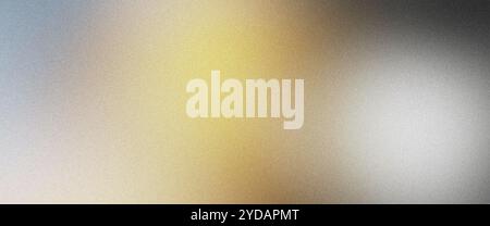 Abstract grainy background fading from silver to gold to black Stock Photo