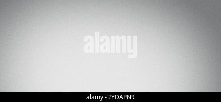 Abstract silver background with a grainy texture and a light gradient Stock Photo