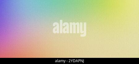 Variegated grainy texture background in green, yellow, blue, and red Stock Photo