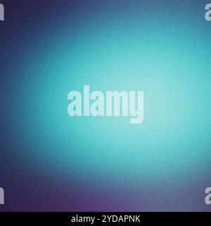 Grainy textured abstract background with a blue to purple gradient Stock Photo