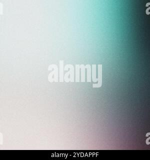 Grainy textured abstract background transitioning from green to pink Stock Photo