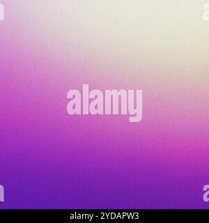 Grainy textured background fading from purple to yellow Stock Photo