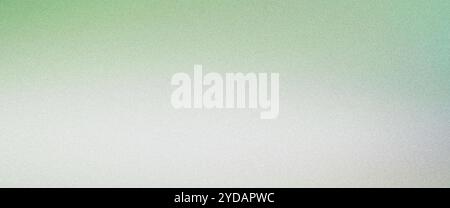 Green and white gradient background fading to white with grainy texture Stock Photo