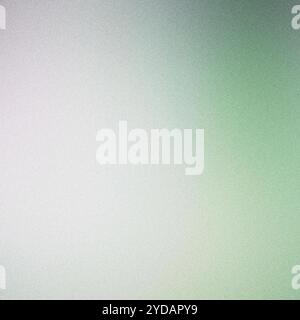 Subtle grain texture on green transitioning to white gradient background Stock Photo