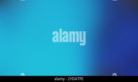 Blue gradient background with a textured grain effect Stock Photo