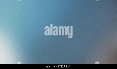 Abstract effect created by grainy texture on blurred blue gradient background Stock Photo