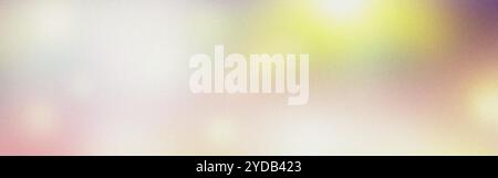 Colorful grainy gradient background blending yellow pink and white colors Stock Photo