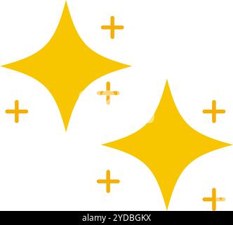 Glitter icon. Clean up shiny icon. Editable vector. Stock Vector