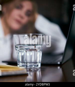 Attentive senior woman working in cafe Stock Photo - Alamy