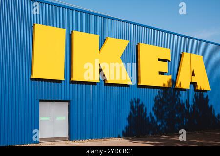 IKEA Company logo at its building Stock Photo