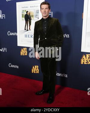 Los Angeles, USA. 25th Oct, 2024. Gwilym Lee arrives at the AFI FEST 2024 - HERE World Premiere held at the TCL Chinese Theatre in Hollywood, CA on Friday, ?October 25, 2024. (Photo By Sthanlee B. Mirador/Sipa USA) Credit: Sipa USA/Alamy Live News Stock Photo