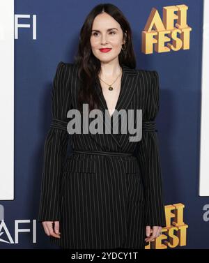 Los Angeles, USA. 25th Oct, 2024. Michelle Dockery arrives at the AFI FEST 2024 - HERE World Premiere held at the TCL Chinese Theatre in Hollywood, CA on Friday, ?October 25, 2024. (Photo By Sthanlee B. Mirador/Sipa USA) Credit: Sipa USA/Alamy Live News Stock Photo