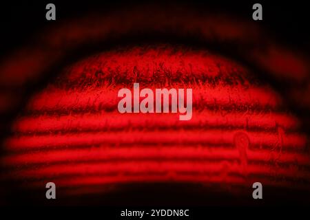 Red liquid gradient, fluid background, liquid movement, dark gloomy background, visual art therapy, dark copy space Stock Photo