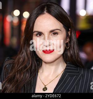 HOLLYWOOD, LOS ANGELES, CALIFORNIA, USA - OCTOBER 25: Michelle Dockery arrives at the 2024 AFI Fest - World Premiere Screening Of Sony Pictures' 'Here' held at the TCL Chinese Theatre IMAX on October 25, 2024 in Hollywood, Los Angeles, California, United States. (Photo by Xavier Collin/Image Press Agency) Stock Photo