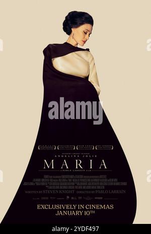 MARIA, Angelina Jolie as Maria Callas, 2024. © Netflix / Courtesy ...