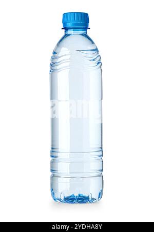 Small water plastic bottle isolated on white background Stock Photo