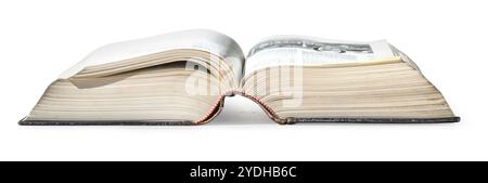Big book on white background isolated with clipping path Stock Photo