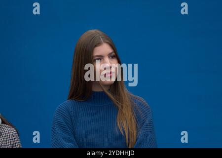 Sotres, Asturias, Spain. 26th Oct, 2024. Princess Sofia visit 2024 Exemplary Sotres during Princess of Asturias Awards 2024 on October 26, 2024 in Sotres, Spain (Credit Image: © Jack Abuin/ZUMA Press Wire) EDITORIAL USAGE ONLY! Not for Commercial USAGE! Stock Photo