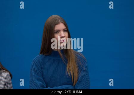 Sotres, Asturias, Spain. 26th Oct, 2024. Princess Sofia visit 2024 Exemplary Sotres during Princess of Asturias Awards 2024 on October 26, 2024 in Sotres, Spain (Credit Image: © Jack Abuin/ZUMA Press Wire) EDITORIAL USAGE ONLY! Not for Commercial USAGE! Stock Photo