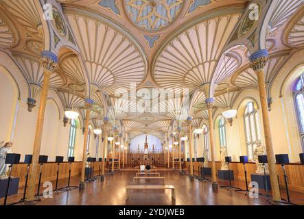 The chapel was dismantled in 1972, and was rebuilt inside the National Gallery of Canada in 1987-1988 Stock Photo