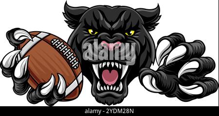 panther ball mascots 2024 D14-52 Stock Vector