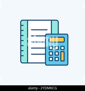 Accounting Ledger Icon vector image Stock Vector
