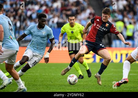 Rome, Italy. 27th Oct, 2024. during the Serie A football match between SS Lazio and Genoa CFC at Olimpico stadium in Rome (Italy), October 27, 2024. Credit: Insidefoto di andrea staccioli/Alamy Live News Stock Photo