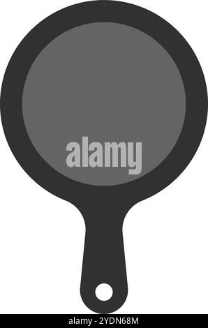 frying pan for cooking handle round object Stock Vector Image & Art - Alamy