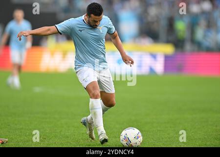 Stadio Olimpico, Rome, Italy. 27th Oct, 2024. Serie A Football, Lazio versus Genoa; Pedro of SS Lazio Credit: Action Plus Sports/Alamy Live News Stock Photo