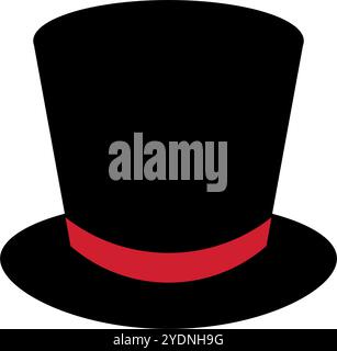 Top Hat icon. Magician icon. Editable vector. Stock Vector