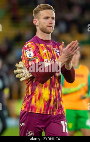 George Long Of Norwich City Applauds The Fans After The Emirates Fa Cup 