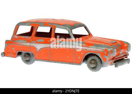 vintage Budgie Austin A95 Westminster Countryman isolated on white background Stock Photo