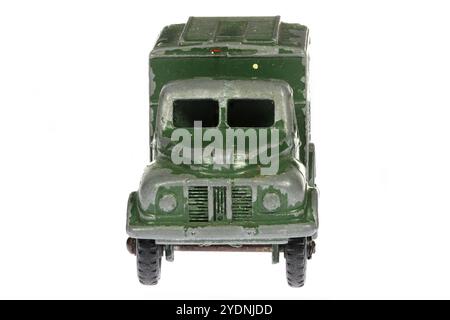 vintage Lesney Austin MK2 radio truck isolated on white background Stock Photo