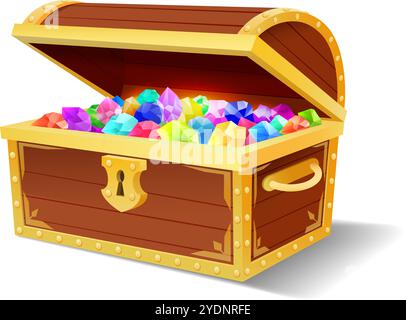 Pirate treasures chest Stock Vector