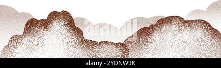 An abstract, grainy background featuring a noisy gradient pattern. Stock Vector